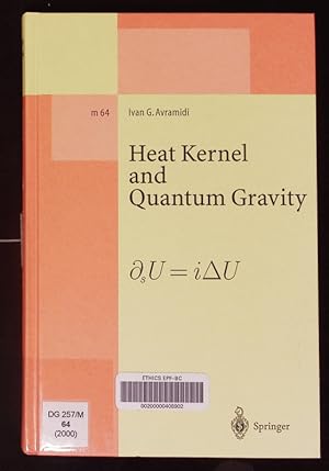 Image du vendeur pour Heat kernel and quantum gravity. mis en vente par Antiquariat Bookfarm