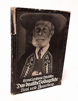 Seller image for Das deutsche Volksgesicht. Tirol und Vorarlberg. Mit 78 Aufnahmen. for sale by Antiquariat Dennis R. Plummer