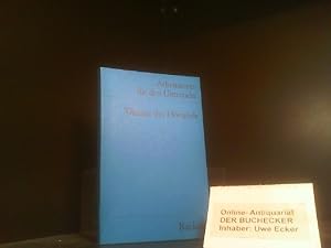 Theorie des Hörspiels. für d. Sekundarstufe hrsg. von Horst Scheffner / Universal-Bibliothek ; Nr...