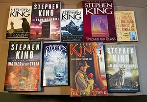 Immagine del venditore per The Dark Tower (Roland Deschain): The Gunslinger; Drawing of the Three: The Waste Lands; Wizard & Glass; The Little Sisters of Eluria; Wolves of the Calla; Song of Susannah; The Dark Tower; The Wind Through the Keyhole; 9 book series "The Dark Tower" venduto da Nessa Books