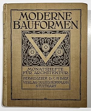 Seller image for Moderne Bauformen. Monatshefte fr Architektur und Raumkunst. 21. Jahrgang 1922. for sale by Antiquariat Steffen Vlkel GmbH