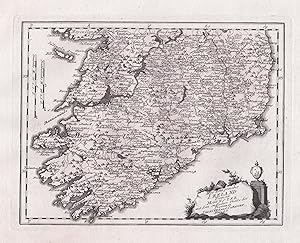 "Des Königreichs Ireland Provinz Mounster mit dem südlichen Theile der Provinzen Leinster und Con...