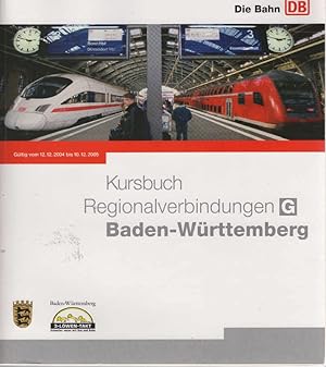 Kursbuch G. Regionalverbindungen Baden-Württemberg. Gültig vom 12.12.2004 bis 10.12.2005