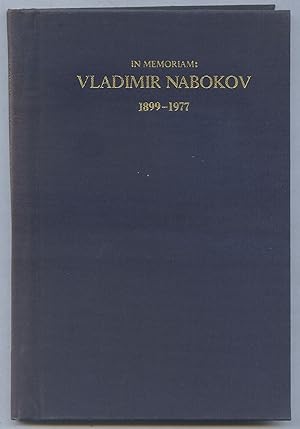 Bild des Verkufers fr In Memoriam Vladimir Nabokov 1899-1977 zum Verkauf von Between the Covers-Rare Books, Inc. ABAA