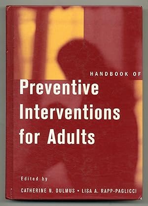 Bild des Verkufers fr Handbook of Preventative Interventions for Adults zum Verkauf von Between the Covers-Rare Books, Inc. ABAA