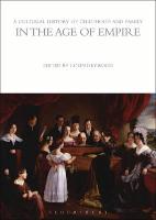Bild des Verkufers fr A Cultural History of Childhood and Family in the Age of Empire zum Verkauf von moluna