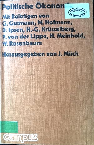 Seller image for Grundsachverhalte unserer Wirtschaftsgesellschaft - in: Politische konomie. Campus : [Gesellschaftswiss.]; Bad Wildunger Beitrge zur Gemeinschaftskunde for sale by books4less (Versandantiquariat Petra Gros GmbH & Co. KG)