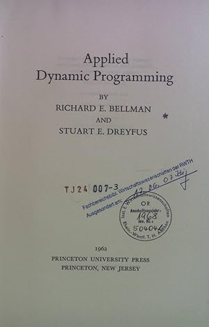 Imagen del vendedor de Applied Dynamic Programming. a la venta por books4less (Versandantiquariat Petra Gros GmbH & Co. KG)