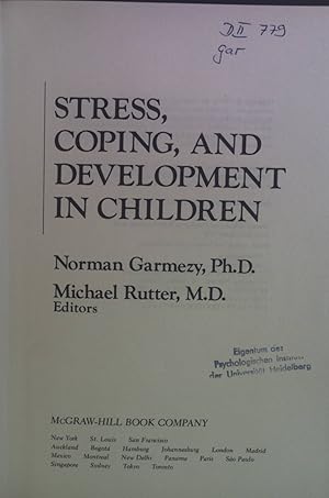 Bild des Verkufers fr Stress, Coping, and Development in Children. zum Verkauf von books4less (Versandantiquariat Petra Gros GmbH & Co. KG)