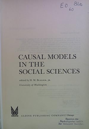 Bild des Verkufers fr Causal Models in the Social Sciences. Methodological Perspectives zum Verkauf von books4less (Versandantiquariat Petra Gros GmbH & Co. KG)
