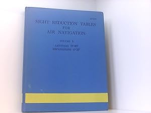 Bild des Verkufers fr Sight Reduction Tables for Air Navigation: v. 3 zum Verkauf von Book Broker
