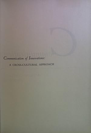 Image du vendeur pour Communication of Innovations: A Cross-Cultural Approach. mis en vente par books4less (Versandantiquariat Petra Gros GmbH & Co. KG)