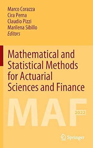 Immagine del venditore per Mathematical and Statistical Methods for Actuarial Sciences and Finance: MAF 2022 venduto da WeBuyBooks