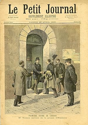 "LE PETIT JOURNAL N°127 du 29/4/1893" M. TURPIN SORTANT DE LA PRISON D'ÉTAMPES / COURSES DE LONGC...