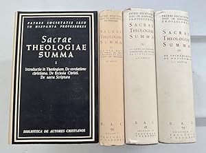 Imagen del vendedor de Sacrae Theologiae Summa. Completa, 4 tomos a la venta por Il Tuffatore