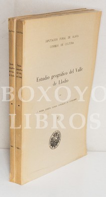 Imagen del vendedor de Estudio geogrfico del Valle de Llodio. Tomos I y II a la venta por Boxoyo Libros S.L.