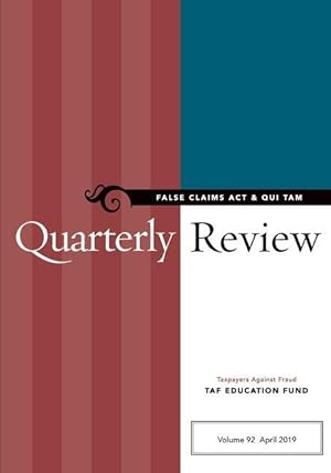 Seller image for False Claims Act & Qui Tam Quarterly Review for sale by moluna