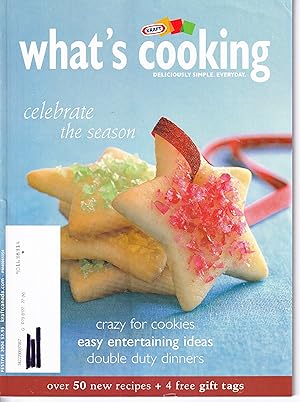 Seller image for Kraft what's cooking magazine Festive 2004 for sale by Past Pages