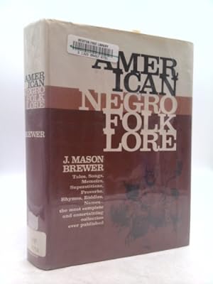 Bild des Verkufers fr American Negro Folklore zum Verkauf von ThriftBooksVintage