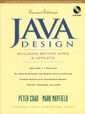 Bild des Verkufers fr Java Design: Building Better Apps and Applets (Yourdon Press Computing Series) zum Verkauf von WeBuyBooks