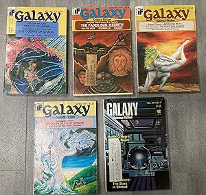 Imagen del vendedor de Galaxy with Worlds of IF Dec./Jan., Feb. Mar., Apr., Sep.1978 Lot of 5 issues 1978 a la venta por biblioboy