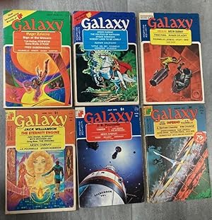 Image du vendeur pour Galaxy with Worlds of IF Jan. Mar., Apr., Jun., Jul., Aug. 1975 Lot of 6 issues 1975 mis en vente par biblioboy