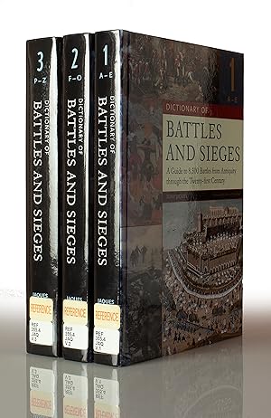 Immagine del venditore per Dictionary of Battles and Sieges: A Guide to 8,500 Battles from Antiquity through the Twenty-first Century [3 volumes] venduto da This Old Book, Inc