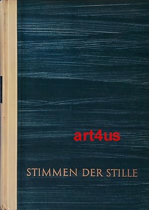 Seller image for Stimmen der Stille : Das imaginre Museum ; Die Verwandlungen des Apoll ; Die knstlerische Gestaltung ; Das Lsegeld des Absoluten. for sale by art4us - Antiquariat