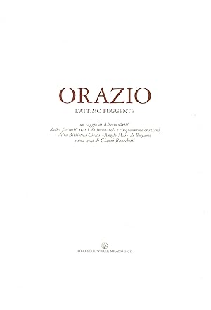 Seller image for Orazio. L'attimo fuggente for sale by Di Mano in Mano Soc. Coop