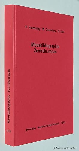 Moosbibliographie Zentraleuropas.