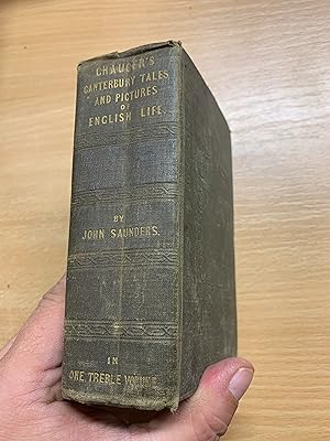 *RARE* 1847 JOHN SAUNDERS CANTERBURY TALES ETC CHAUCER 3-VOLS-IN-1 BOOK