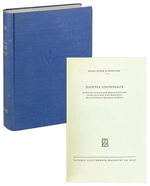 Justitia Universalis. Quellenstudien Zur Geschichte Des Christlichen Naturrechts Bei Gottfried Wi...