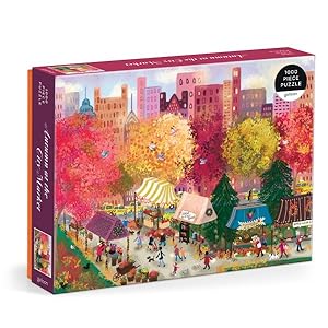 Seller image for Joy Laforme Autumn at the City Market Puzzle : 1000 Pieces for sale by GreatBookPrices