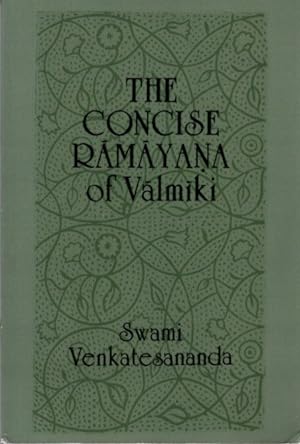 Immagine del venditore per THE CONCISE RAMAYANA OF VALMIKI venduto da By The Way Books