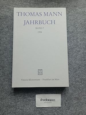 Seller image for Thomas Mann Jahrbuch : Band 7 - 1994. for sale by Druckwaren Antiquariat