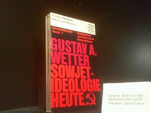 Bild des Verkufers fr Sowjetideologie heute; Teil: 1., Dialektischer und historischer Materialismus. von Gustav A. Wetter / Fischer-Taschenbcher ; 6045 : Bcher d. Wissens zum Verkauf von Der Buchecker