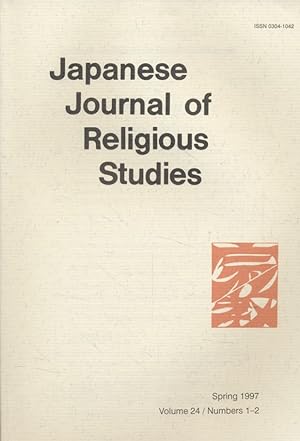 Bild des Verkufers fr Japanese Journal of Religious Studies - Spring 1997. zum Verkauf von Fundus-Online GbR Borkert Schwarz Zerfa