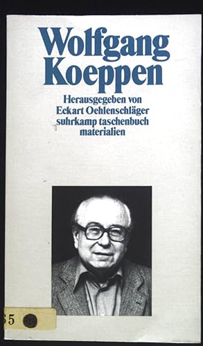 Seller image for Wolfgang Koeppen. Suhrkamp Taschenbuch ; 2079 : Materialien for sale by books4less (Versandantiquariat Petra Gros GmbH & Co. KG)