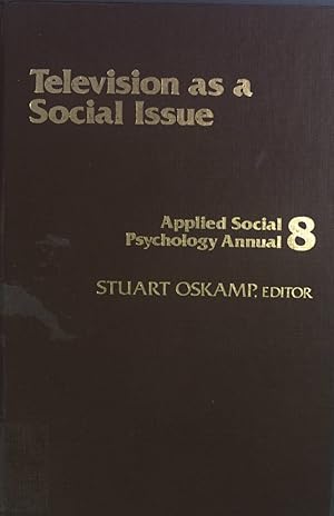 Seller image for Television as a Social Issue Applied Social Psychology Annual, 8 for sale by books4less (Versandantiquariat Petra Gros GmbH & Co. KG)