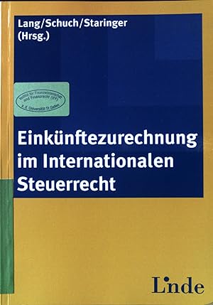 Bild des Verkufers fr Einknftezurechnung im internationalen Steuerrecht. zum Verkauf von books4less (Versandantiquariat Petra Gros GmbH & Co. KG)