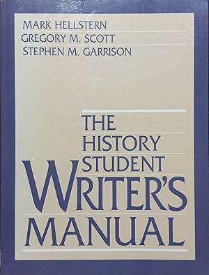 Immagine del venditore per The History Student Writer's Manual venduto da The Book House, Inc.  - St. Louis