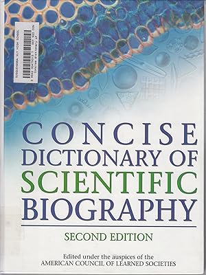 Imagen del vendedor de Concise dictionary of scientific biography a la venta por Robinson Street Books, IOBA