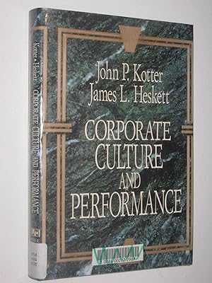 Immagine del venditore per Corporate Culture And Performance venduto da Manyhills Books