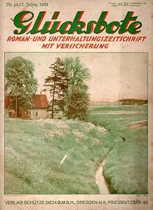 Glücksbote : Roman- u. Unterhaltungszeitschrift mit Versicherung, 7.Jahrg., Nr. 10 (1933)