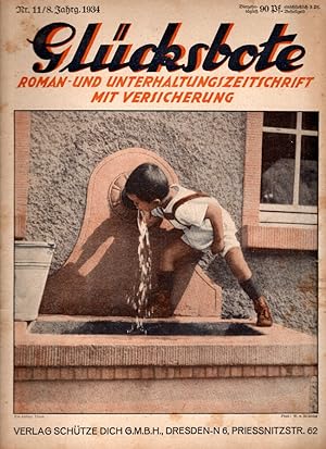 Glücksbote : Roman- u. Unterhaltungszeitschrift mit Versicherung, 8.Jahrg., Nr. 11 (1934)