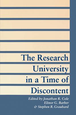 Imagen del vendedor de The Research University in a Time of Discontent (Paperback or Softback) a la venta por BargainBookStores