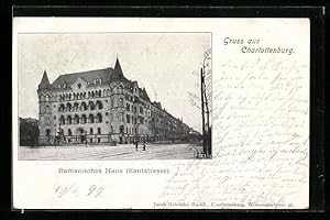 Ansichtskarte Berlin-Charlottenburg, Romanisches Haus in der Kantstrasse