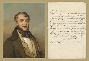 Image du vendeur pour Friedrich Kalkbrenner (1785-1849) - Autograph letter signed + Photo - 1844 mis en vente par PhP Autographs