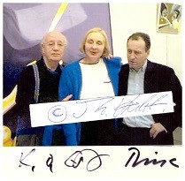 Imagen del vendedor de KARL OTTO GTZ (K.O GTZ, 1914-2017) Professor, deutscher Maler des Informel / RISSA (Karin Gtz, 1938) Professor, dt. Malerin , seit 1965 mit K.O. Gtz verheiratet, Mitbegrnderin der Malergruppe AXIOM a la venta por Herbst-Auktionen