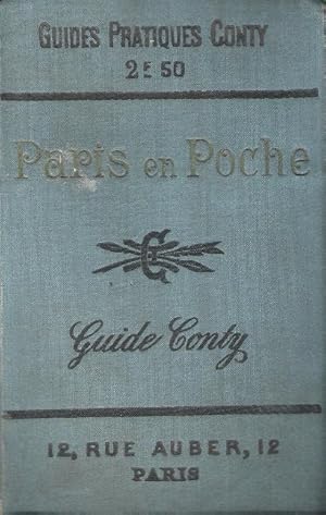 PARIS en poche . Complet de ses 5 plans dépliants hors-texte . de son carnet bleu des établisseme...